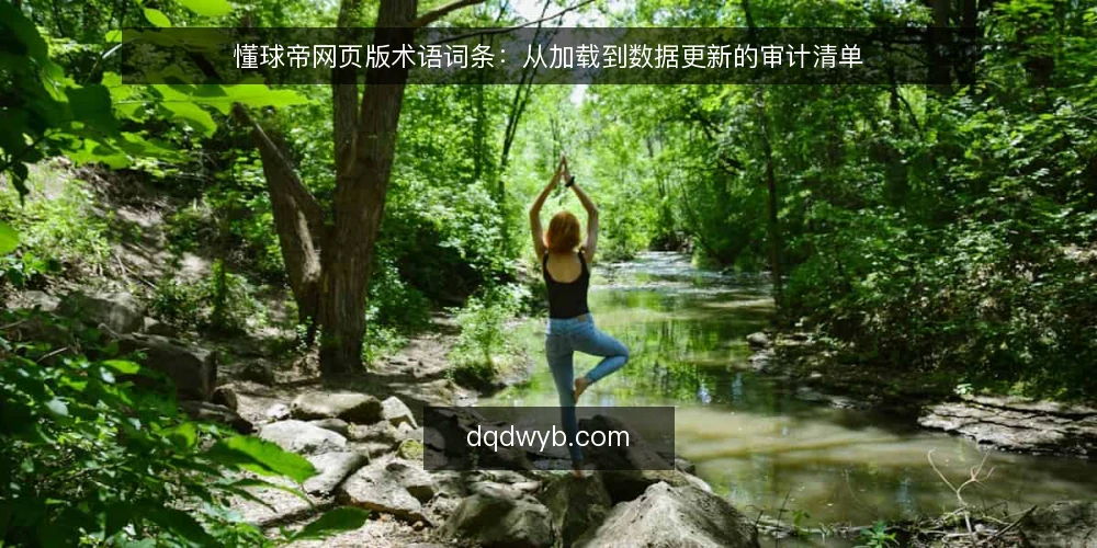 懂球帝网页版术语词条：从加载到数据更新的审计清单 — 为何现在审计懂球帝网页版 配图