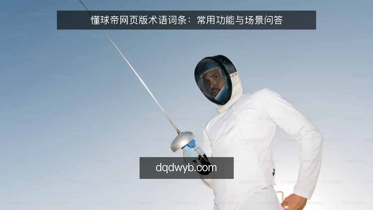 懂球帝网页版术语词条：常用功能与场景问答